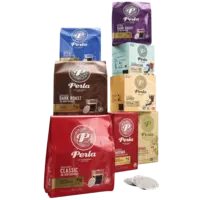 Alle Perla koffiepads, snelfiltermaling en cups voor Dolce Gusto