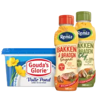 Alle Remia bakken & braden en Gouda's Glorie margarine