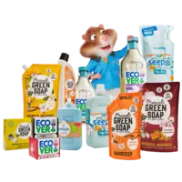 Alle Ecover, Seepje en Marcel's Green Soap