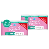 AH Extra zacht & sterk toiletpapier 4-laags 12=18 rollen