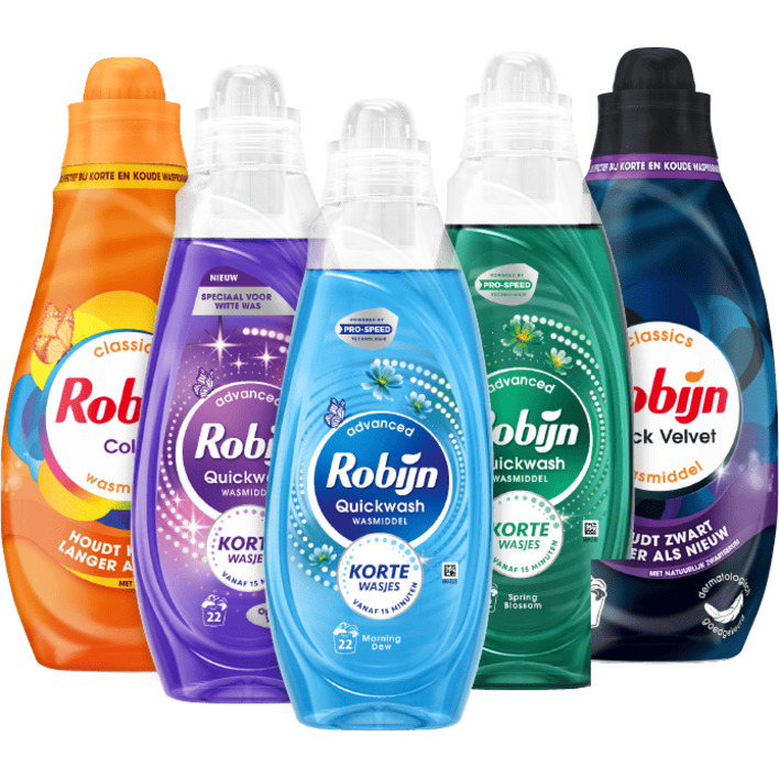 Alle Robijn Quickwash of Klein & Krachtig