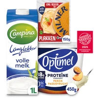 Optimel, Campina, Milner en Mona: gratis levering bij 11 euro