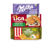 Liga, Belvita, Milka, LU, Philadelphia: gratis bezorging bij 12.50 euro