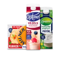 Milner, Campina, Optimel, Friesche Vlag: gratis levering bij 10 euro