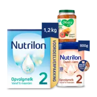 Nutrilon en Olvarit: gratis bezorging bij 20 euro