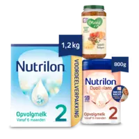 Nutrilon en Olvarit: gratis bezorging bij 15 euro