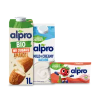 Alpro: gratis levering bij 12 euro