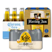 Hertog Jan, Leffe, Corona 0.0: gratis bezorging bij 2 stuks