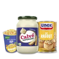Unox, Calvé, Knorr, Hellmann's en Namdong: gratis levering bij 15 euro