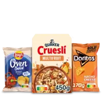 Duyvis, Lay's, Doritos en Quaker: gratis bezorging bij 12 euro