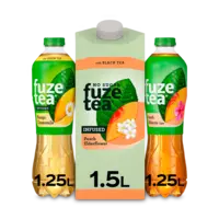 Fuze Tea: gratis levering bij 12 euro