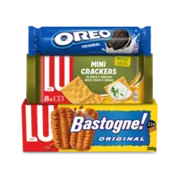 LU, Oreo, Côte d'Or, Tuc, Liga en Milka: gratis bezorging bij 12.50 euro