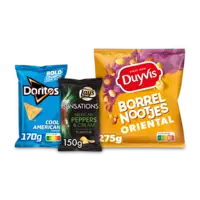 Doritos, Duyvis en Quaker: gratis levering bij 12 euro