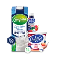 Campina en Optimel: gratis levering bij 11 euro