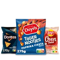 Doritos, Lay's en Duyvis: gratis levering bij 12 euro