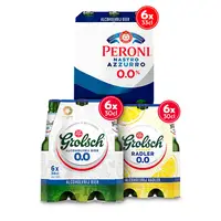 Een afbeelding van Grolsch en Peroni: gratis bezorging bij 2 stuks