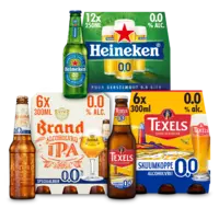 Heineken, Brand, Texels, Desperados, Affligem en Apple Bandit: gratis bezorging bij 2 stuks