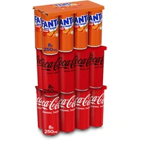 Een afbeelding van Coca-Cola en Fanta: gratis levering bij 13 euro