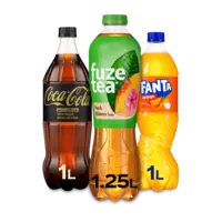  Coca-Cola, Fanta en Fuze Tea: gratis bezorging bij 12 euro