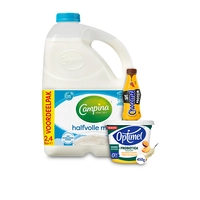Een afbeelding van Chocomel, Optimel, Campina, Fristi en Milner: gratis bezorging bij 10 euro