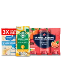 San Pellegrino, Starbucks en Nestlé: gratis levering bij 12 euro