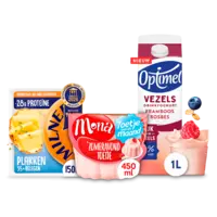 Mona, Optimel, Miner en Campina: gratis levering bij 12 euro