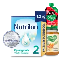 Nutrilon en Olvarit: gratis levering bij 15 euro