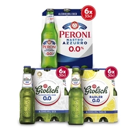 Een afbeelding van Grolsch/Peroni 0.0: gratis bezorging bij 2 stuks