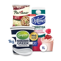 Een afbeelding van Campina, Optimel en Parrano: gratis bezorging bij 11 euro