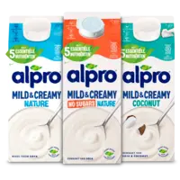 Alpro: gratis levering bij 2 stuks