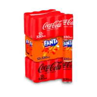 Een afbeelding van Coca Cola en Fanta: gratis levering bij 3 stuks