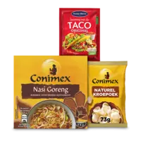 Santa Maria en Conimex: gratis bezorging bij 12.50 euro
