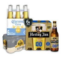 Een afbeelding van Corona, Hertog Jan en Leffe: gratis levering bij 11 euro