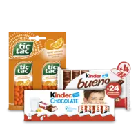 Een afbeelding van Kinder en TicTac: gratis levering bij 10 euro