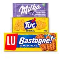 Een afbeelding van  Tuc, Milka, Liga, Côte d'Or: gratis levering bij 12.50 euro
