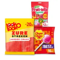 Fruitella, LOL en Chupa Chups: 3 euro korting op levering bij 3 stuks