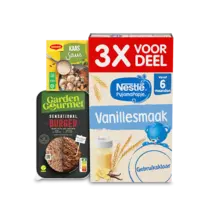 Garden Gourmet, Maggi, PyjamaPapje, Little Steps, Nestlé: gratis levering bij 12 euro