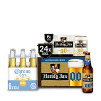 Een afbeelding van Hertog Jan 0.0 en Corona 0,0: gratis bezorging bij 10 euro