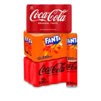 Coca-Cola en Fanta: gratis bezorging bij 3 stuks