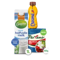 Campina, Optimel en Parrano: gratis levering bij 11 euro