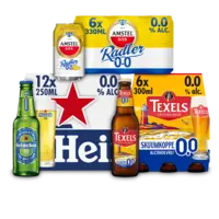 Een afbeelding van Heineken, Desperados, Affligem, Apple Bandit: gratis levering bij 12 euro