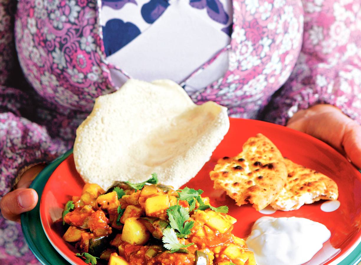 Indiase baigan bhajee