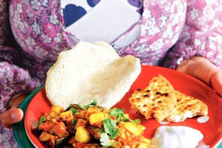 Indiase baigan bhajee