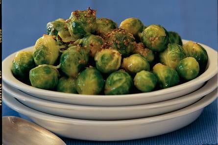 Gegratineerde spruitjes