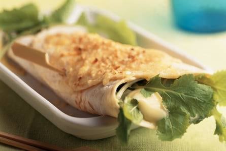 Tortilla's met romige raapstelen