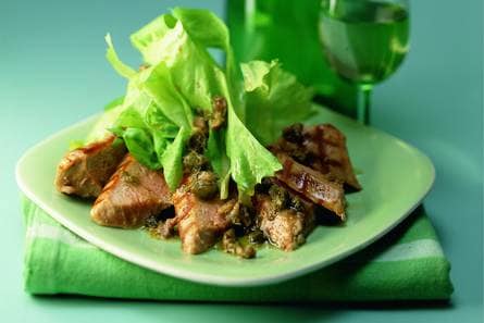 Andijviesalade met verse tonijn