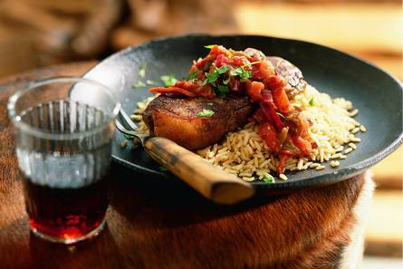 Entrecote met chorizosalsa
