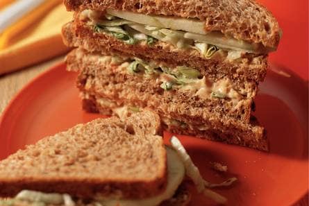 Frisse vissandwiches