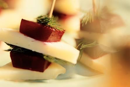 Manchego-gemarineerde biet prikker