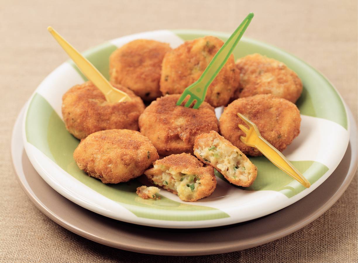 Aardappel-notenkoekjes met bieslook